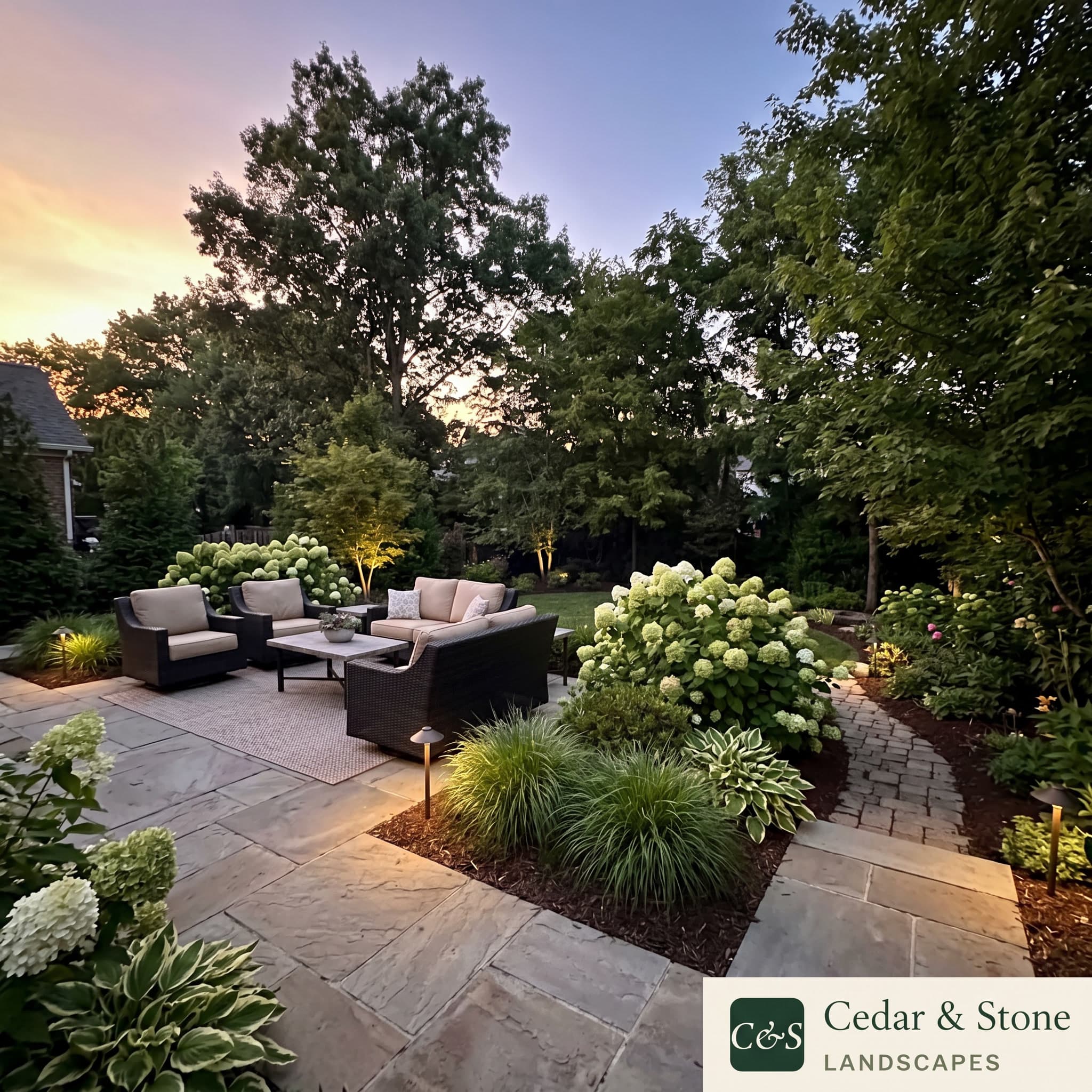 Real project photo: a finished Nashville landscape
