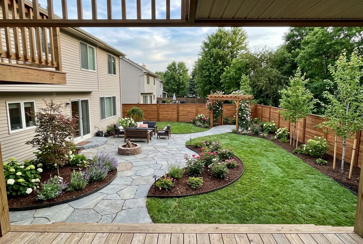 full yard renovation