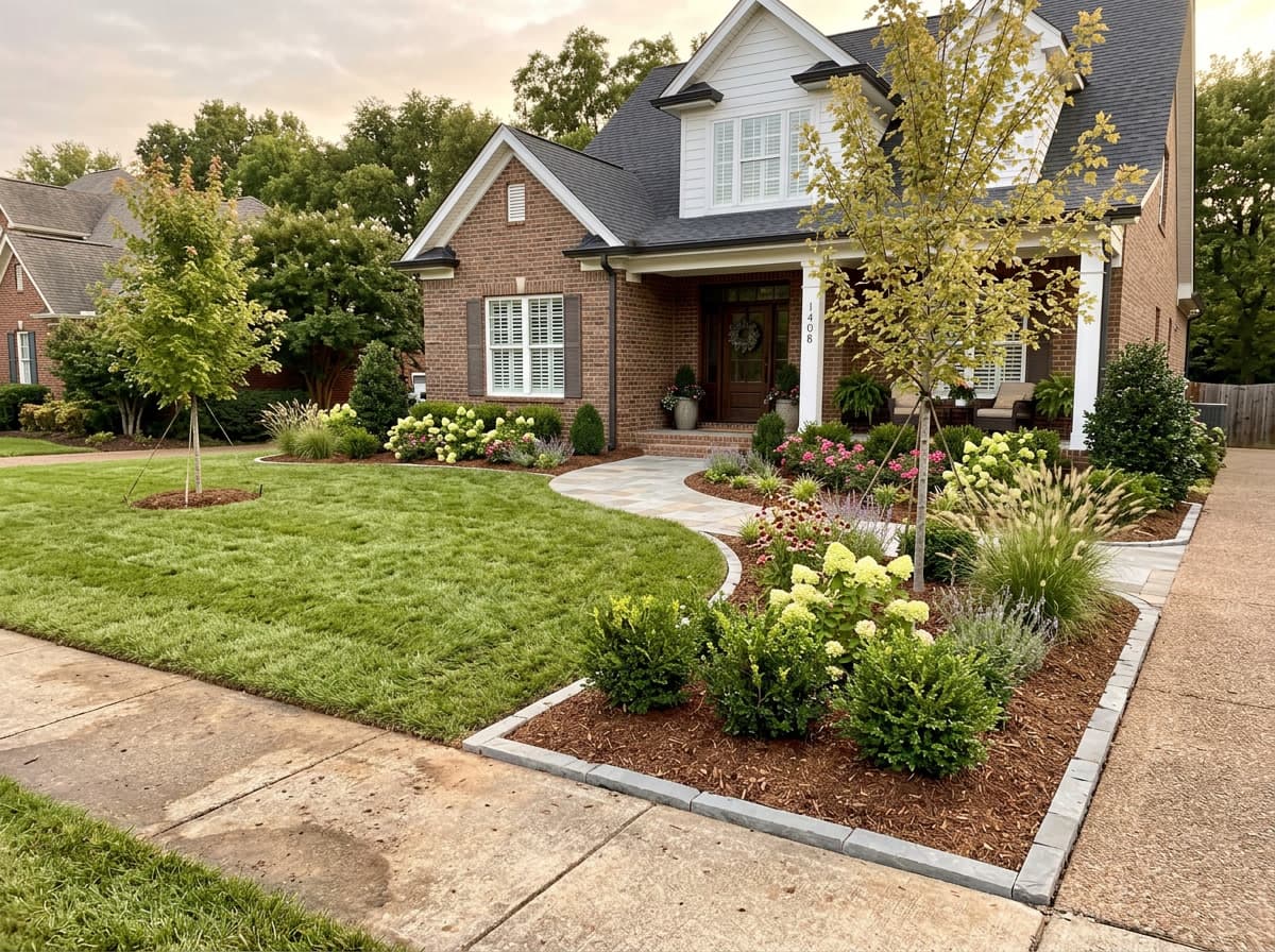 front yard design build